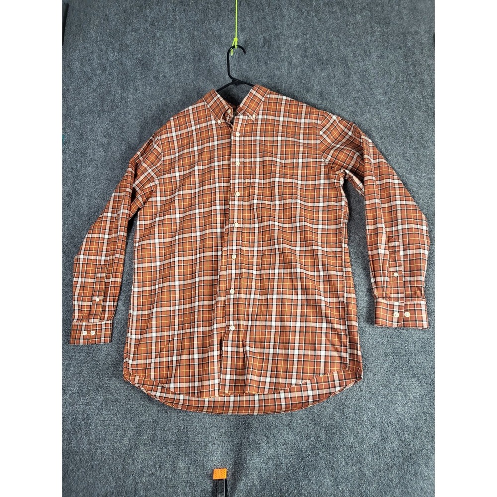 L.L.Bean Plaid Button Down Shirt Long Sleeve Traditional Fit Men Sz L-Tall Work